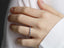14K Gold 2.2mm All Around Ulternating Diamond and Sapphire Wedding Band