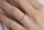 14K Gold 2.2mm 9 stone Diamond Wedding Band