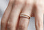 14K Gold 2.2mm 9 stone Diamond Wedding Band