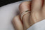 14K Gold 2mm French Cut Half Way Diamond Wedding Band