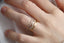14K Gold Half Way Infinty Diamond Wedding Band