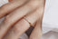 14K Gold 2mm 9 Stone Diamond Wedding Band