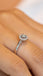 14K Halo Diamond Ring
