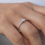 14K Gold Baguette and Round Diamond Ring