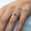 14K Gold Salt and Pepper Diamond Ring