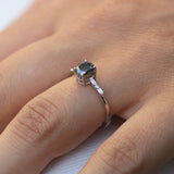 14K Gold Salt and Pepper Diamond Ring