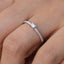  14K Gold Stackable Baguette Engagement Ring