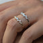 14K Gold Multi Stone Diamond Ring