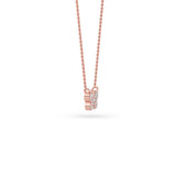 14K Gold Diamond Pave Butterfly Necklace