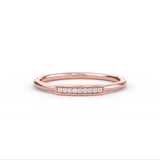Gold Diamond Micro Pave Ring