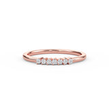 Rose Gold Diamond Wedding Band