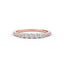 14K Gold 5 Stone Diamond Anniversary Ring