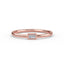 14K Baguette Diamond Engagement Ring