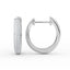 14K Gold Three Row Diamond Huggie Earrings