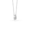 14K Gold Diamond Two Circle Necklace