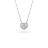 14K Gold Diamond Heart Necklace