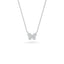 14K Gold Diamond Pave Butterfly Necklace