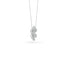 14K Gold Diamond Pave Flower Necklace