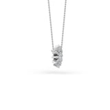 14K Gold Floral Diamond Necklace