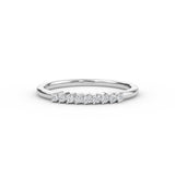 14K Gold 11 Stone Diamond Wedding Band