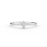 Gold Flower Diamond Ring