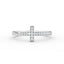Diamond Cross Gold Ring