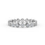 14k Solid Gold Flower 3MM Micro Pave  Diamond Eternity Band