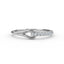 14k Gold Minimal Diamond Wedding Band