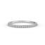14K Gold 1.3MM Half Eternity Diamond Wedding Band
