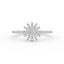 14K Gold Floral Diamond Ring