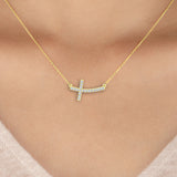 Diamond Cross Necklace