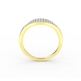 14K Solid Gold Diamond Micro Pave Ring