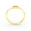 14K Gold Open Heart Diamond Ring