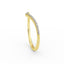 14K Gold Diamond Chevron Ring