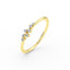 14K Gold Diamond Cluster Ring