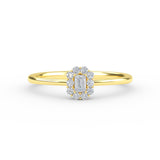 14K Diamond  Gold Engagement Ring