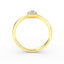 14K Diamond  Gold Engagement Ring