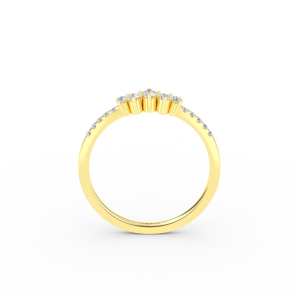 Gold Multi-Stone Diamond Ring