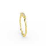Gold Diamond Micro Pave Ring