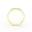 14K Gold 5 Stone Diamond Anniversary Ring