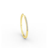 14K Gold Diamond Cuff Gold Ring