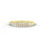 14K Gold Diamond Cross Over Gold  Ring