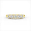 14K Gold 5 Stone Diamond Annivesary Ring