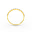 14K Gold Diamond Zig Zag Half Eternity Ring