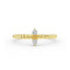 Diamond Twisted Gold Band