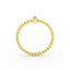 Diamond Twisted Gold Band