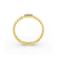 14K Gold Chain Ring with Pave Setting Diamond