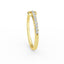 14k Gold Minimal Diamond Wedding Band