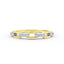 14K Gold 16 Pieces Diamond of Round Brilliant Cut Diamond Ring