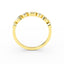 14K Gold Half Eternity Marguise Design Diamond Wedding Baand